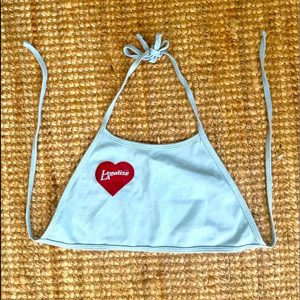 vintage halter top American Apparel